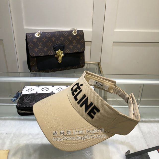 CELINE女士帽子 賽琳空頂遮陽帽  mm1165